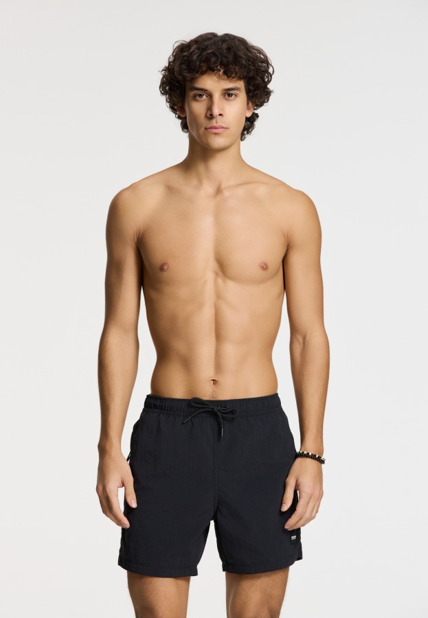 Afbeelding van 1525305100 - NATE QUICK DRY - 9000 Black - Swim Short - Shiwi